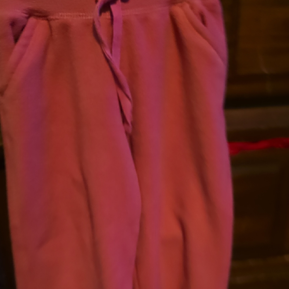 !!.           Girls 3T Pink Joggers - Picture 3 of 3